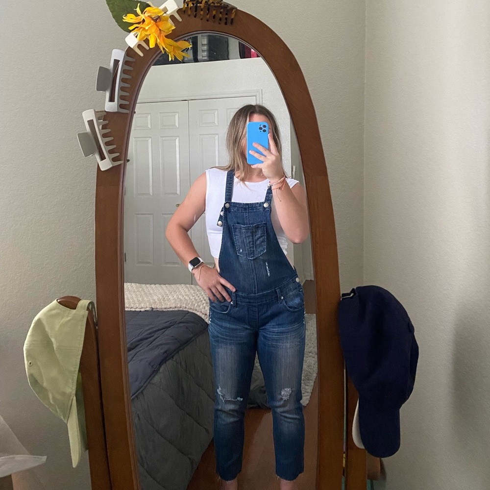 3/4 length overalls